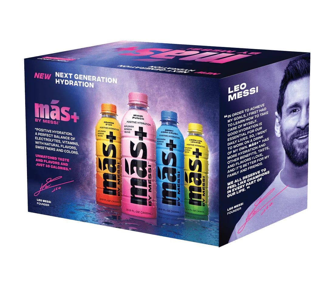 Lionel Messi's 'Mas+' Hydration Drink: Innovation or Imitation?
