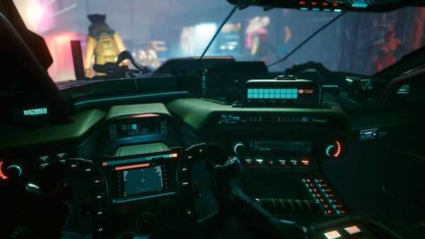 Neon Dreams: Cyberpunk Car Interior Design